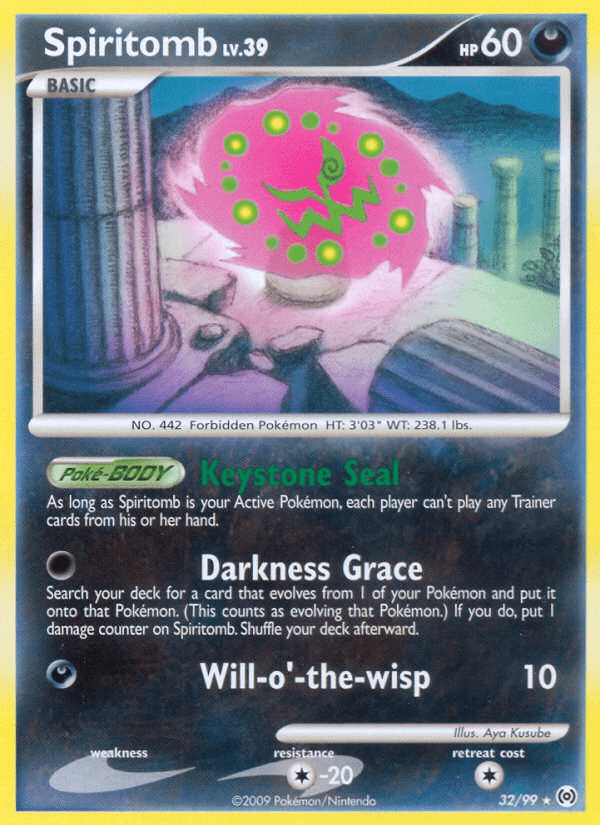 Spiritomb — Arceus #32/99, raw, NM