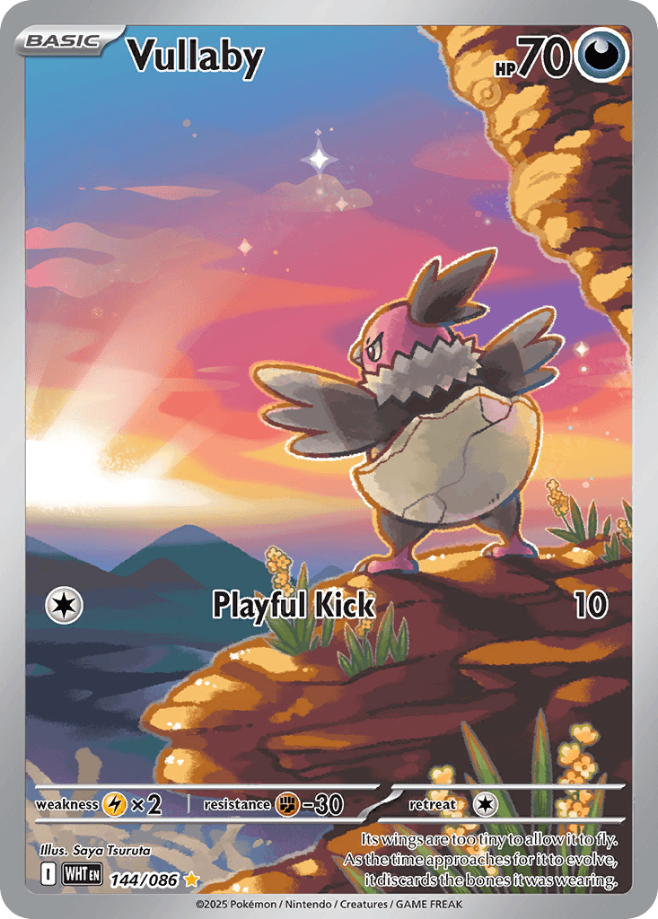 Vullaby — White Flare #144/86, PSA 8