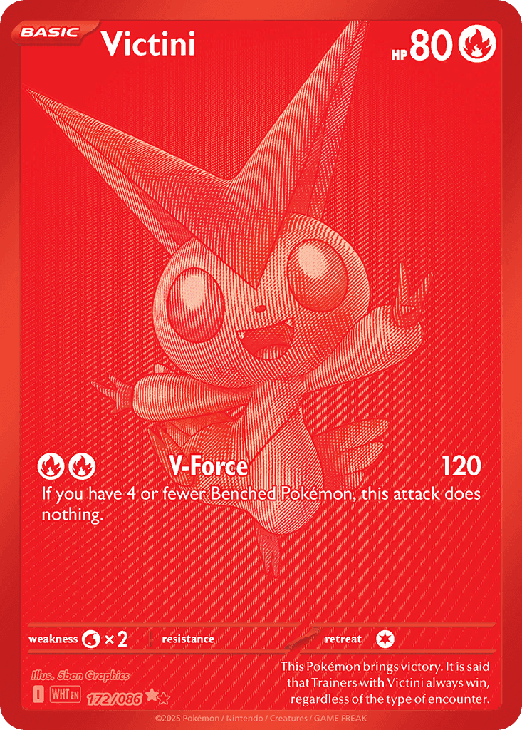 Victini — White Flare #172/86, PSA 10