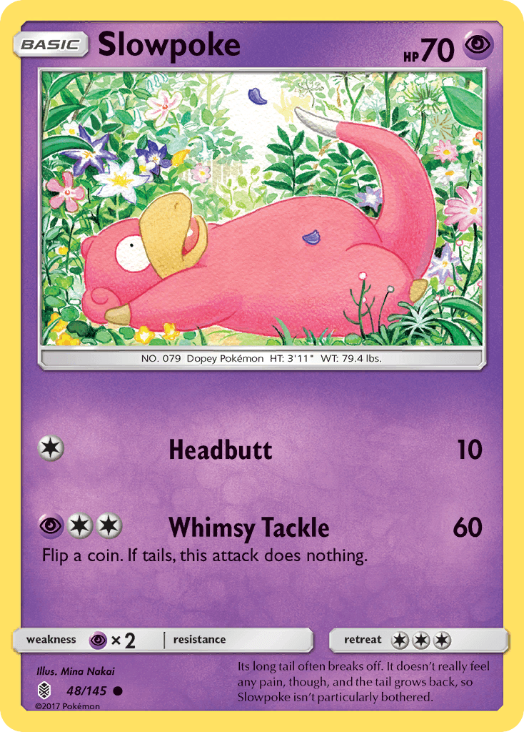 Slowpoke — Guardians Rising #48/145, raw, NM