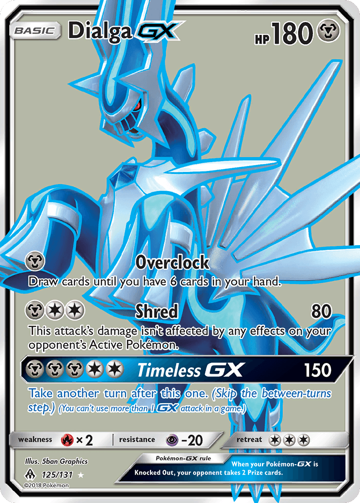 Dialga-GX — Forbidden Light #125/131, PSA 10