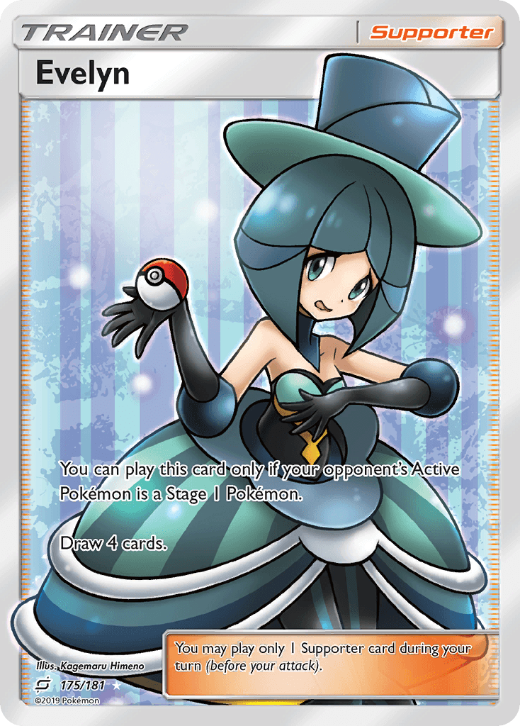 Evelyn — Team Up #175/181, raw, NM