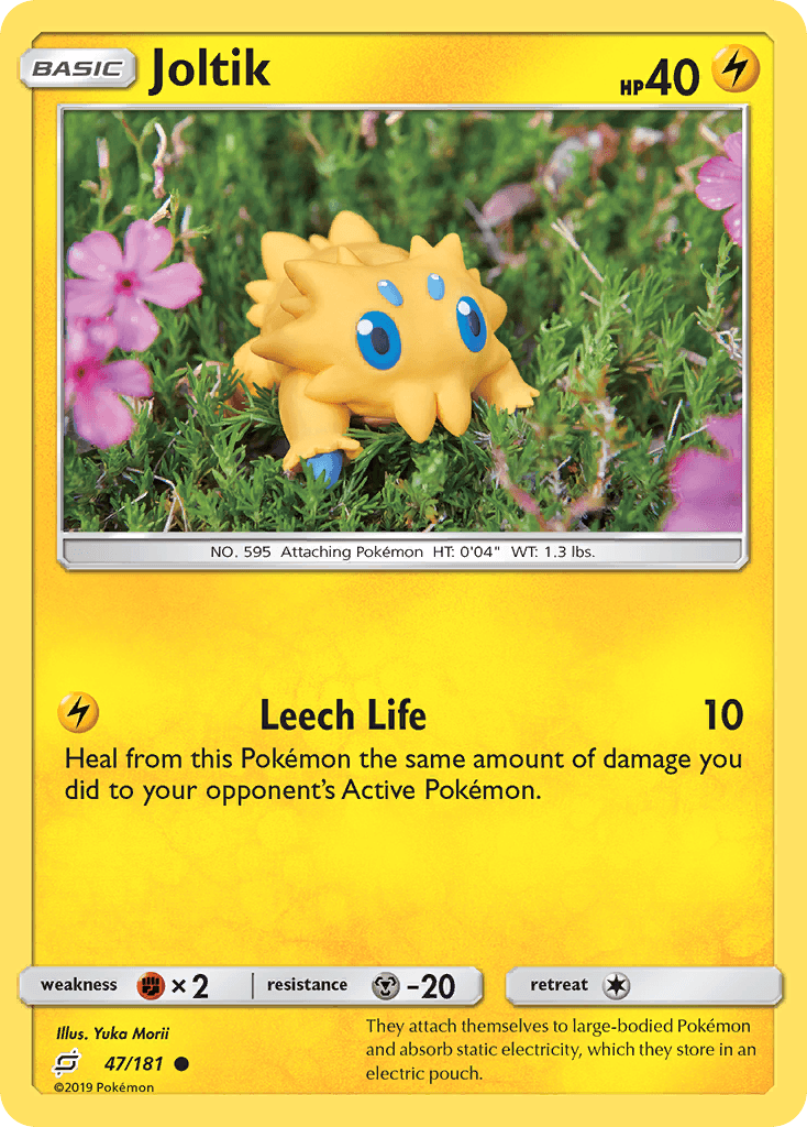 Joltik — Team Up #47/181, raw, NM