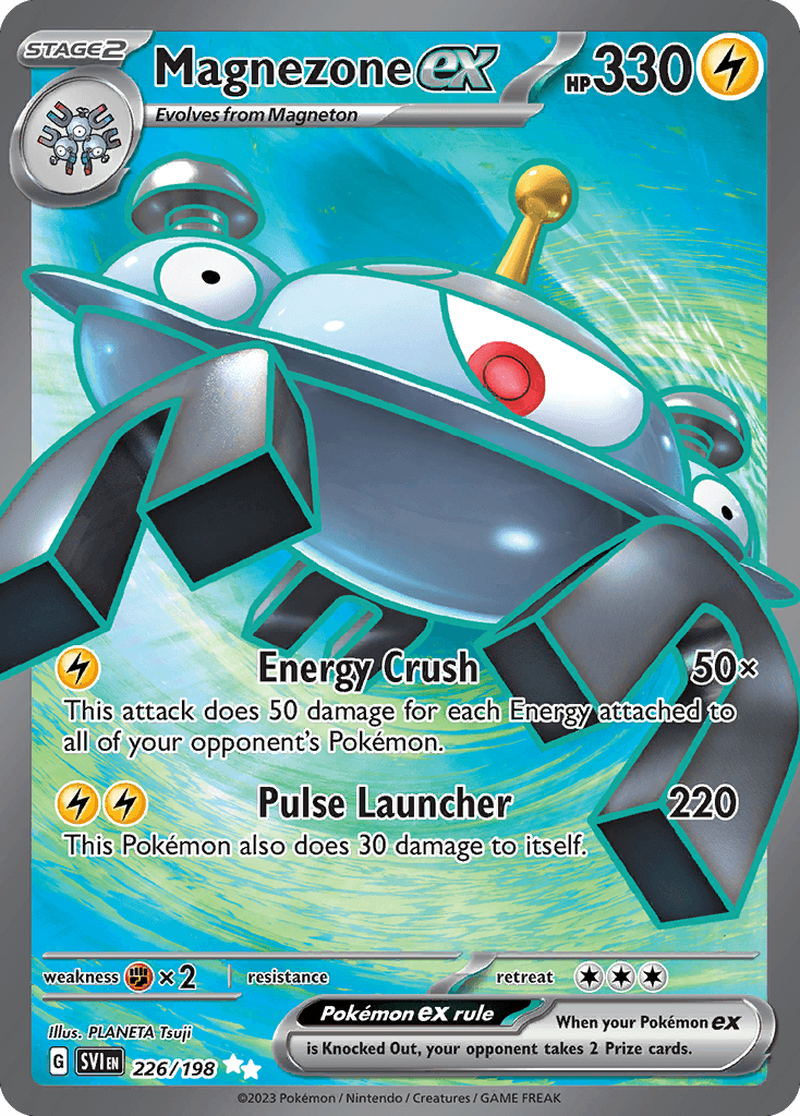 Magnezone ex — Scarlet & Violet #226/198, PSA 9