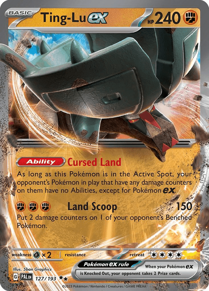 Ting-Lu ex — Paldea Evolved #127/193, PSA 10