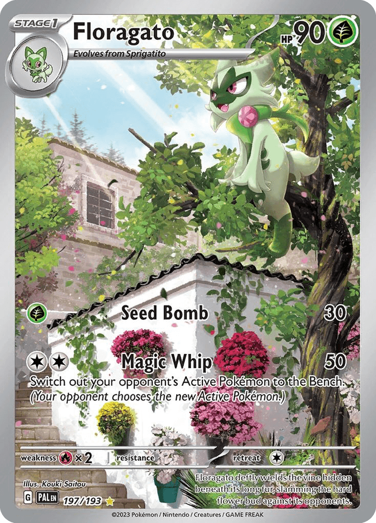 Floragato — Paldea Evolved #197/193, raw, NM
