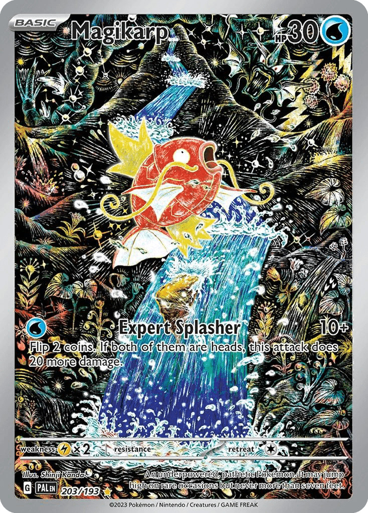 Magikarp — Paldea Evolved #203/193, PSA 9