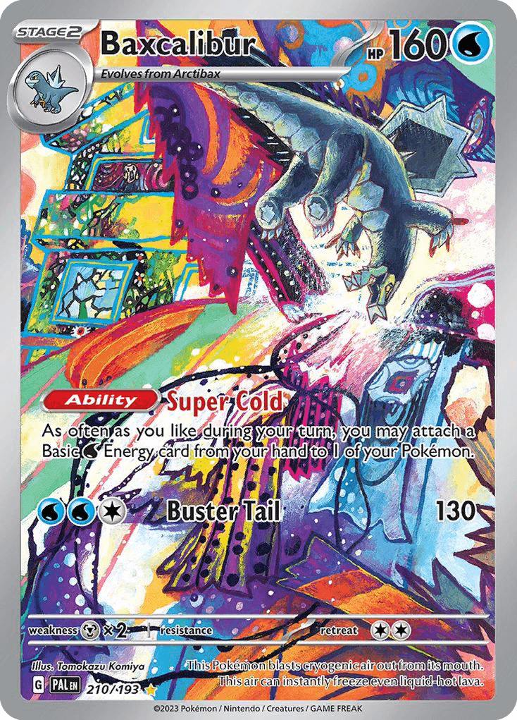 Baxcalibur — Paldea Evolved #210/193, PSA 10