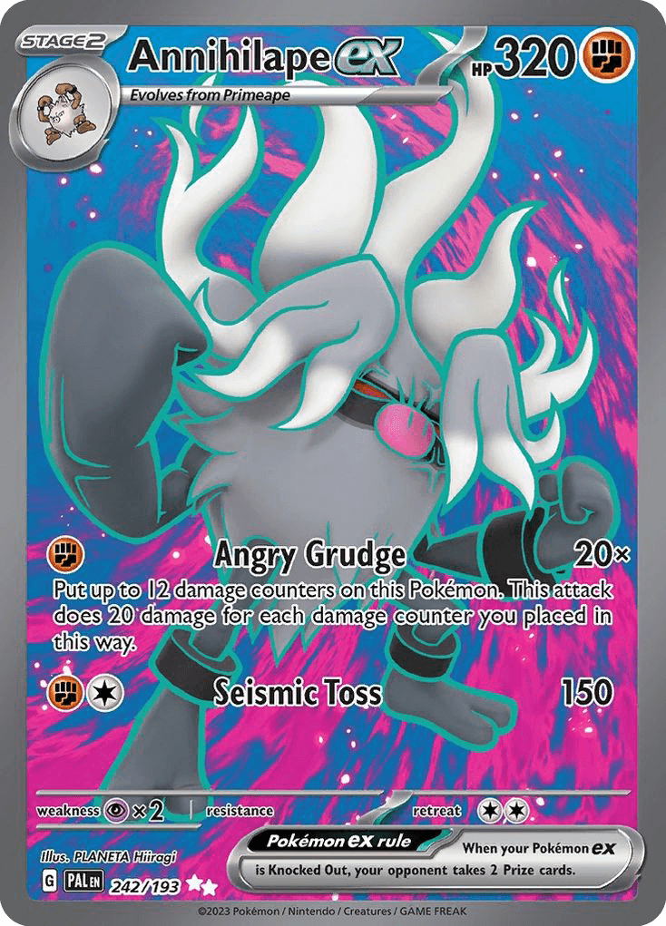 Annihilape ex — Paldea Evolved #242/193, PSA 10