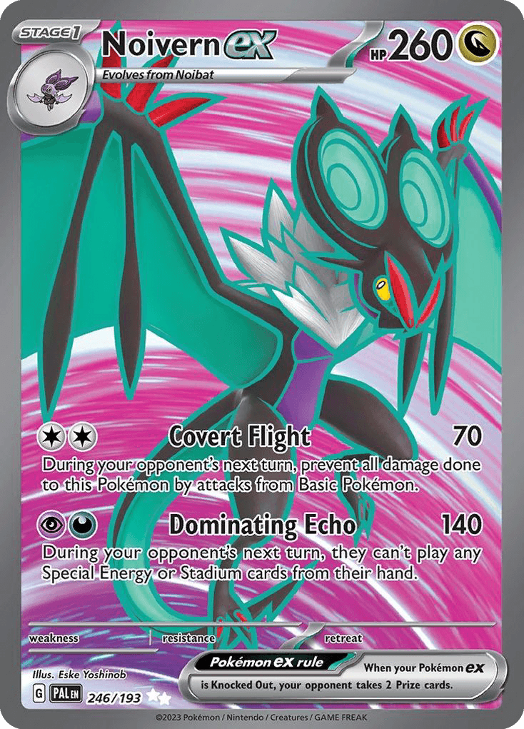 Noivern ex — Paldea Evolved #246/193, PSA 9