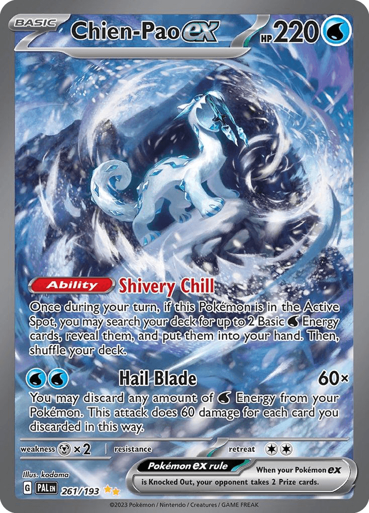 Chien-Pao ex — Paldea Evolved #261/193, PSA 10