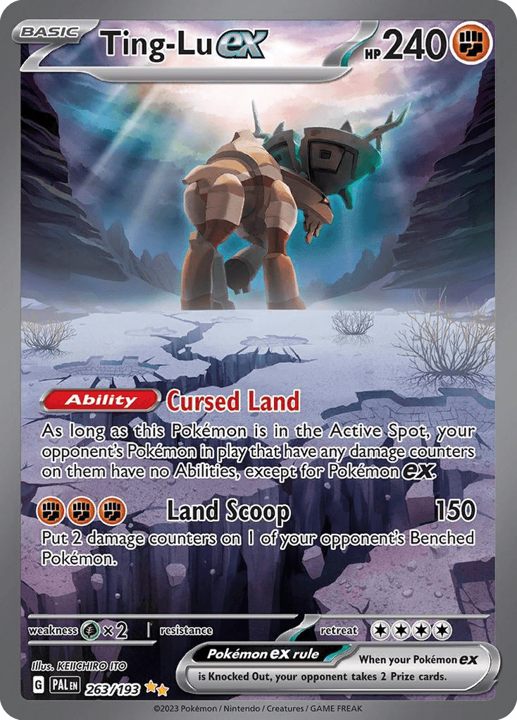 Ting-Lu ex — Paldea Evolved #263/193, CGC 10