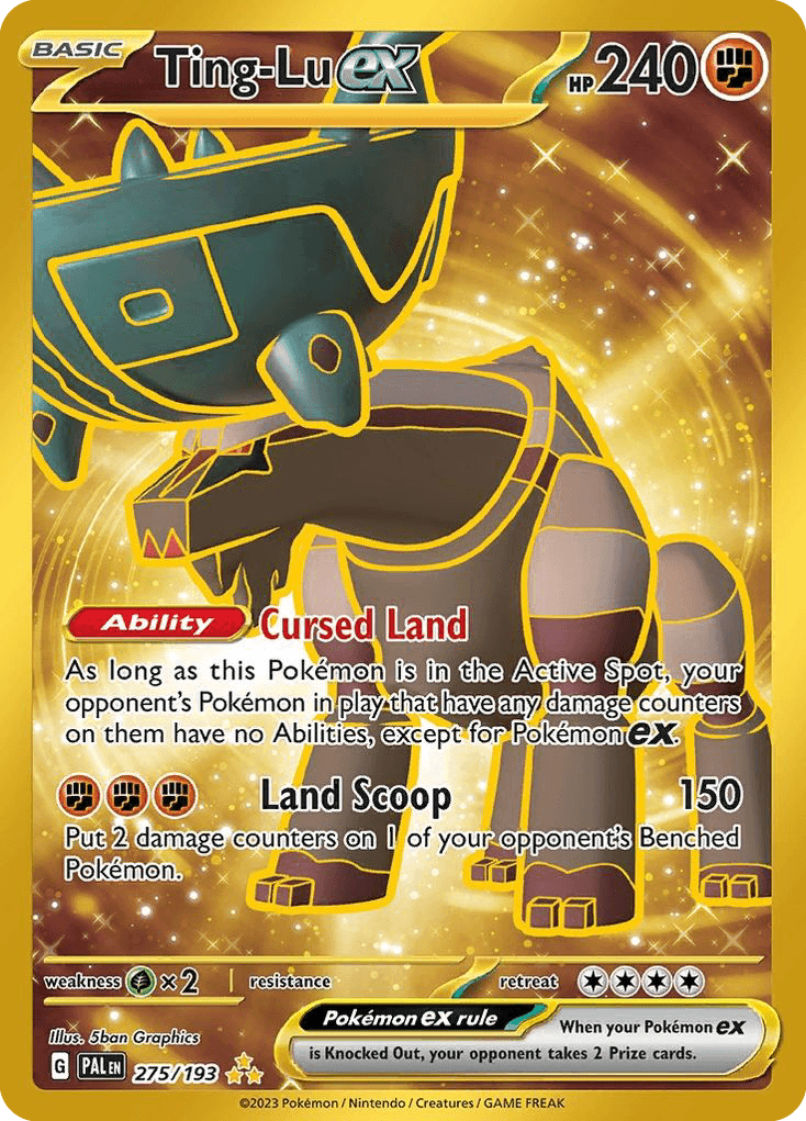 Ting-Lu ex — Paldea Evolved #275/193, CGC 10