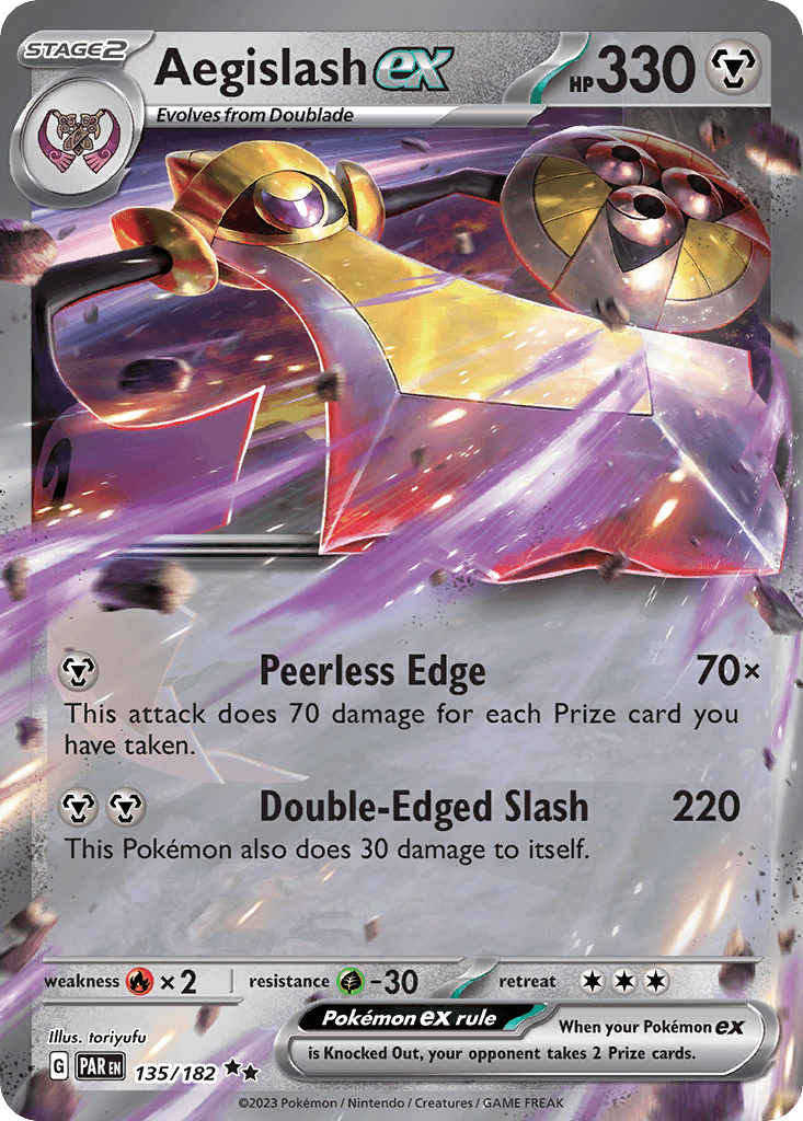 Aegislash ex — Paradox Rift #135/182, CGC 10