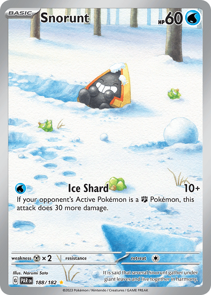 Snorunt — Paradox Rift #188/182, PSA 9