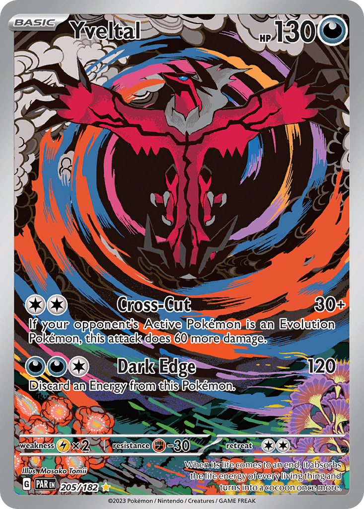 Yveltal — Paradox Rift #205/182, PSA 10