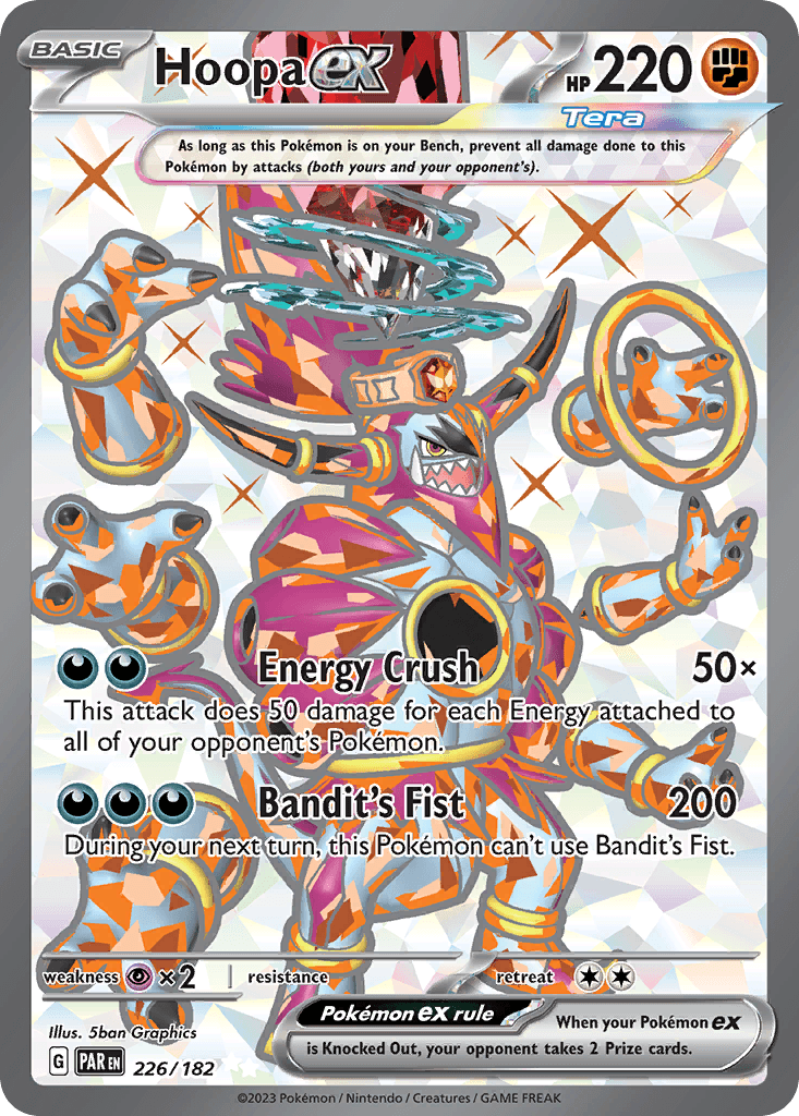 Hoopa ex — Paradox Rift #226/182, PSA 8