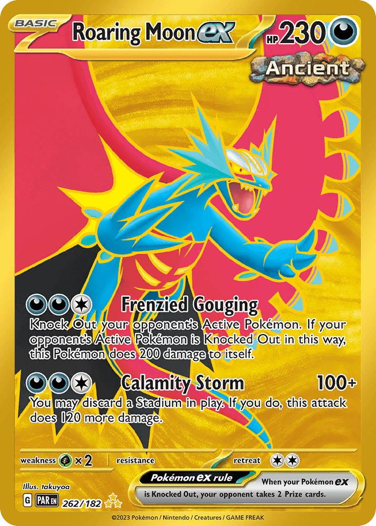 Roaring Moon ex — Paradox Rift #262/182, CGC 10
