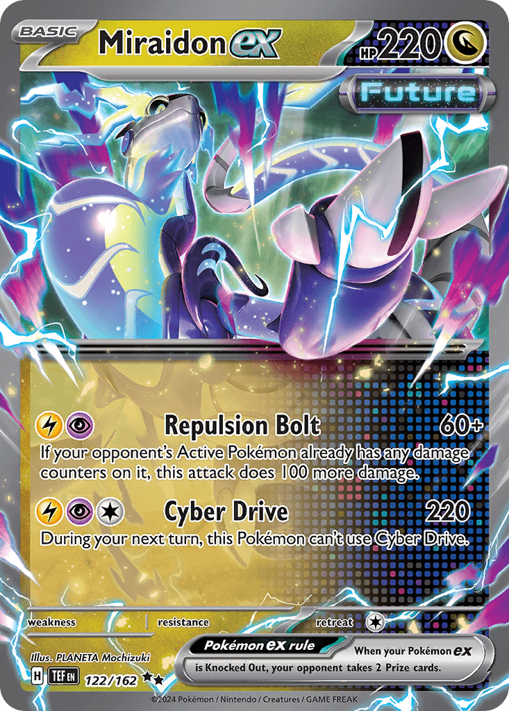 Miraidon ex — Temporal Forces #122/162, PSA 9