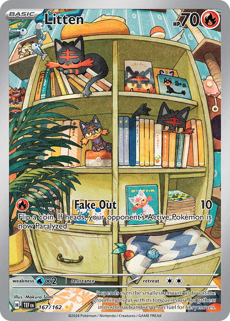 Litten — Temporal Forces #167/162, PSA 10