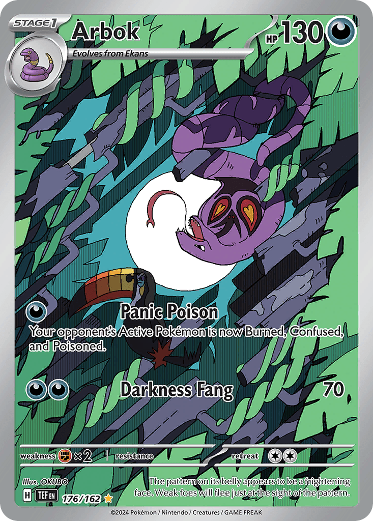 Arbok — Temporal Forces #176/162, PSA 10