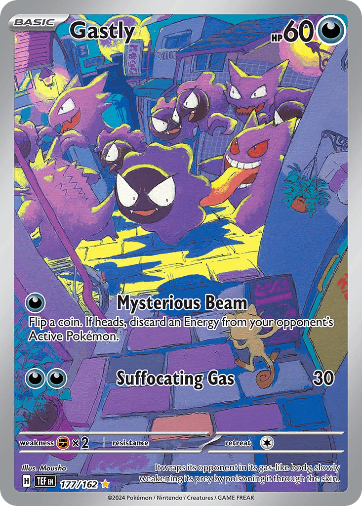 Gastly — Temporal Forces #177/162, PSA 9