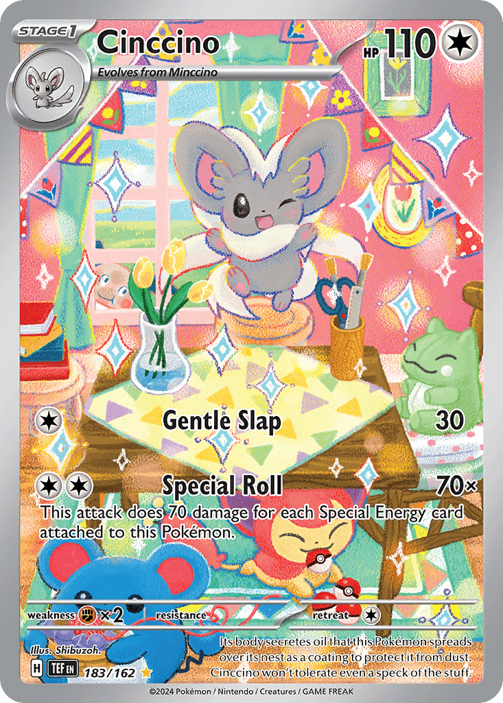 Cinccino — Temporal Forces #183/162, PSA 10