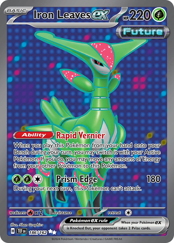 Iron Leaves ex — Temporal Forces #186/162, PSA 9