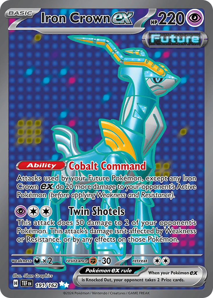 Iron Crown ex — Temporal Forces #191/162, PSA 10