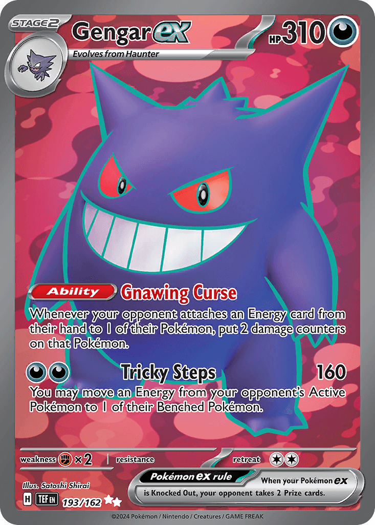 Gengar ex — Temporal Forces #193/162, PSA 10