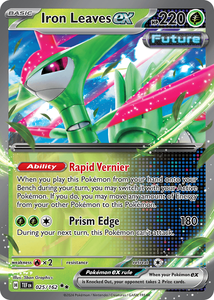 Iron Leaves ex — Temporal Forces #25/162, PSA 9