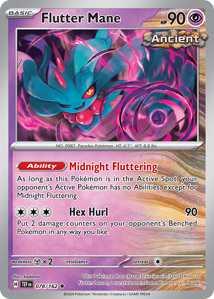 Flutter Mane — Temporal Forces #78/162, PSA 10