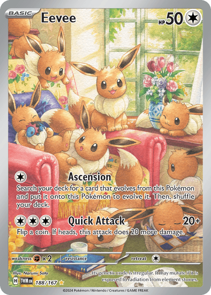 Eevee — Twilight Masquerade #188/167, PSA 10