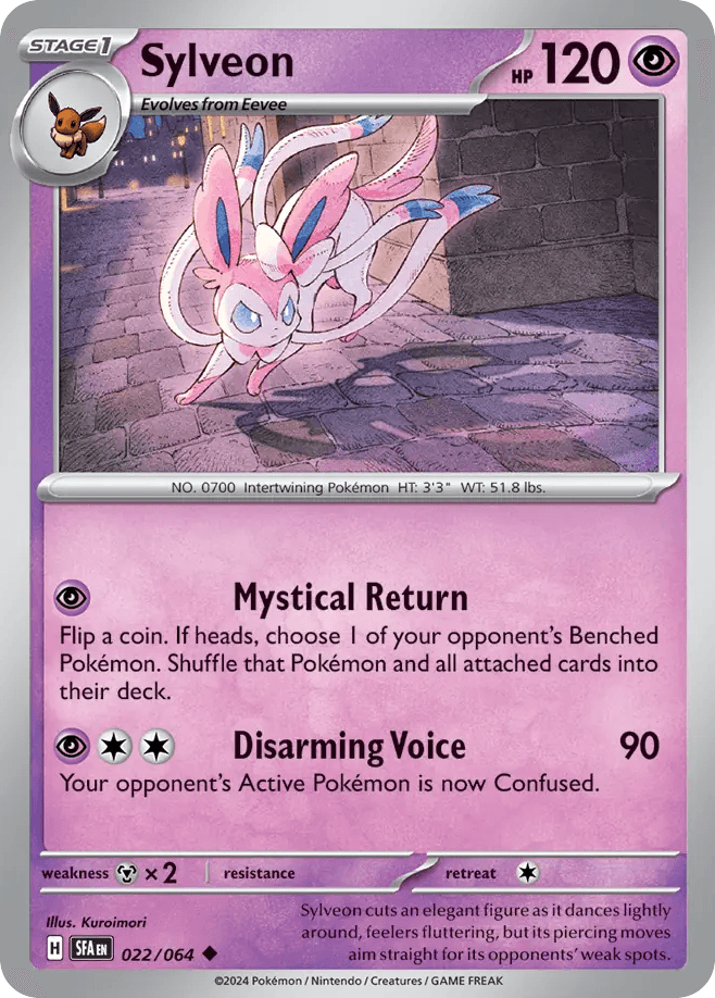 Sylveon — Shrouded Fable #22/64, CGC 10