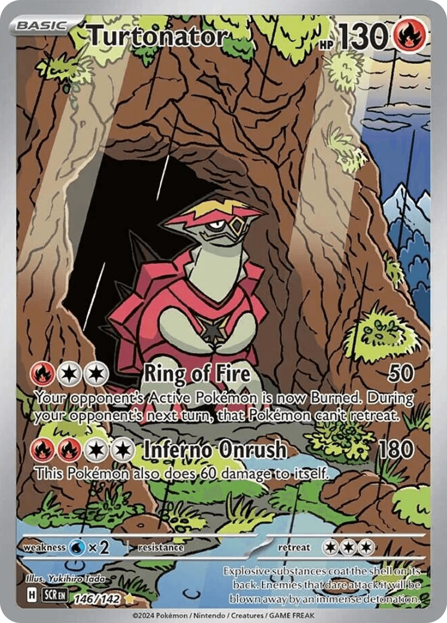 Turtonator — Stellar Crown #146/142, PSA 10