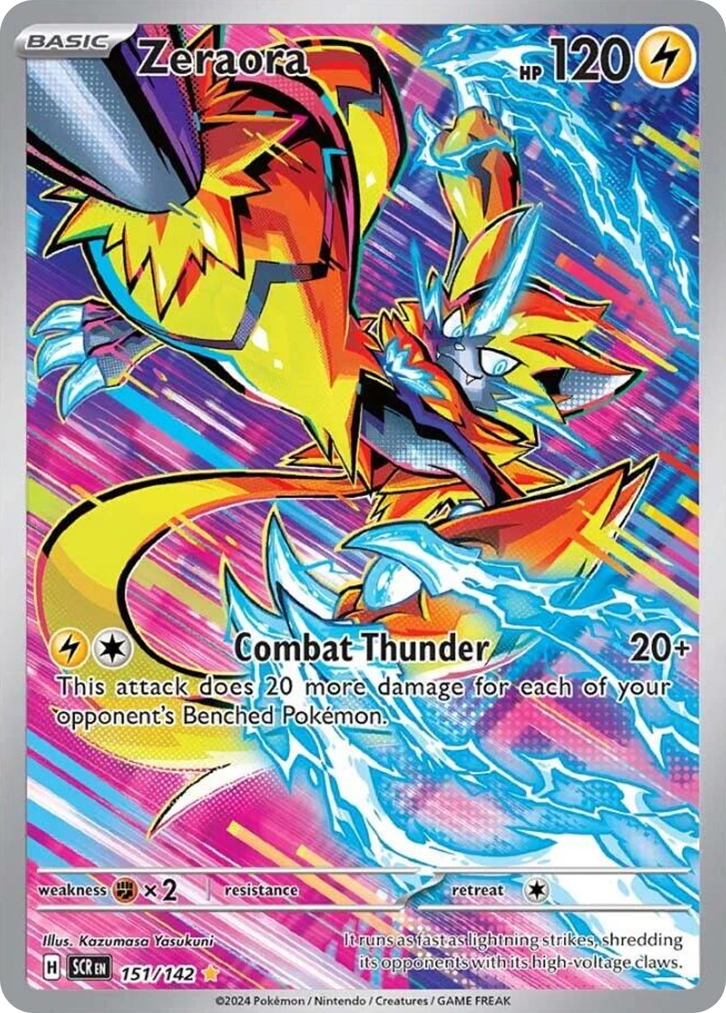 Zeraora — Stellar Crown #151/142, PSA 10
