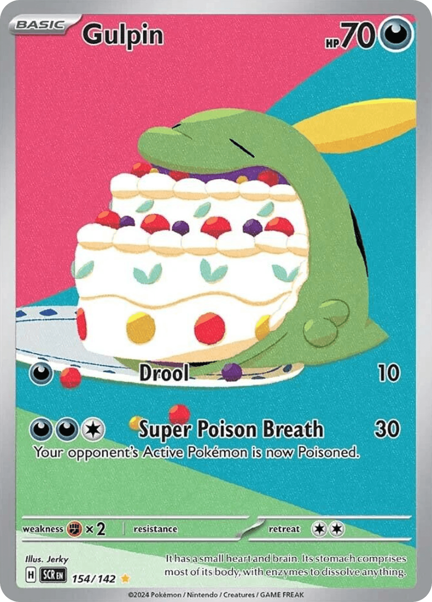 Gulpin — Stellar Crown #154/142, PSA 10