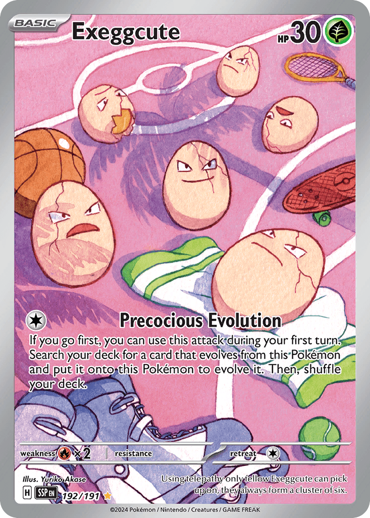 Exeggcute — Surging Sparks #192/191, PSA 10