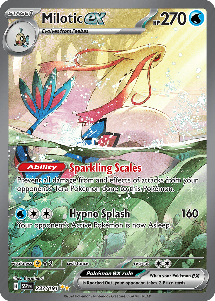 Milotic ex — Surging Sparks #237/191, PSA 10