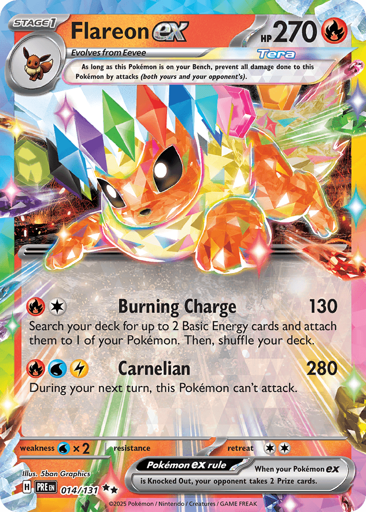 Flareon ex — Prismatic Evolutions #14/131, PSA 10