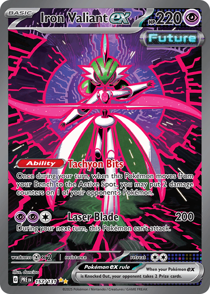 Iron Valiant ex — Prismatic Evolutions #157/131, PSA 10