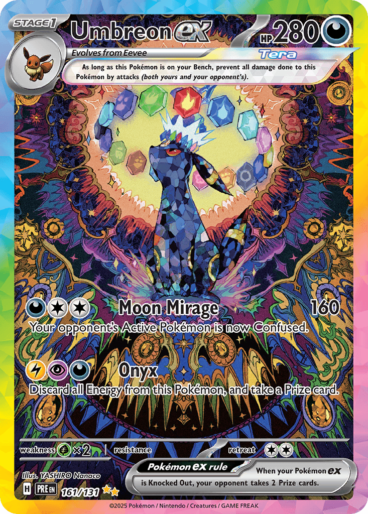 Umbreon ex — Prismatic Evolutions #161/131, CGC 10