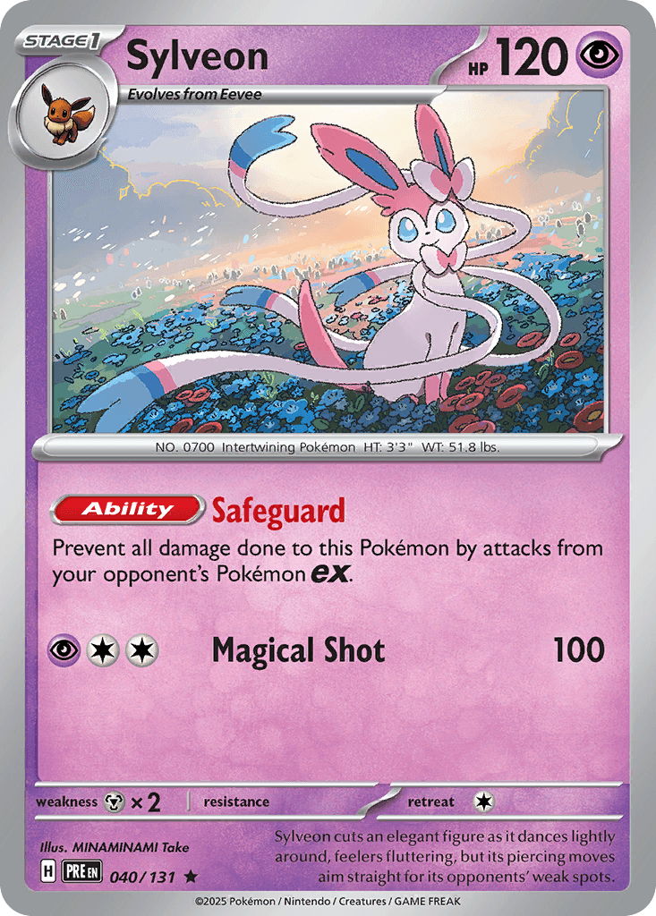 Sylveon — Prismatic Evolutions #40/131, PSA 10