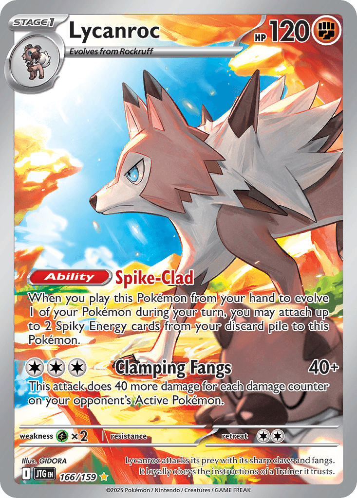 Lycanroc — Journey Together #166/159, CGC 10