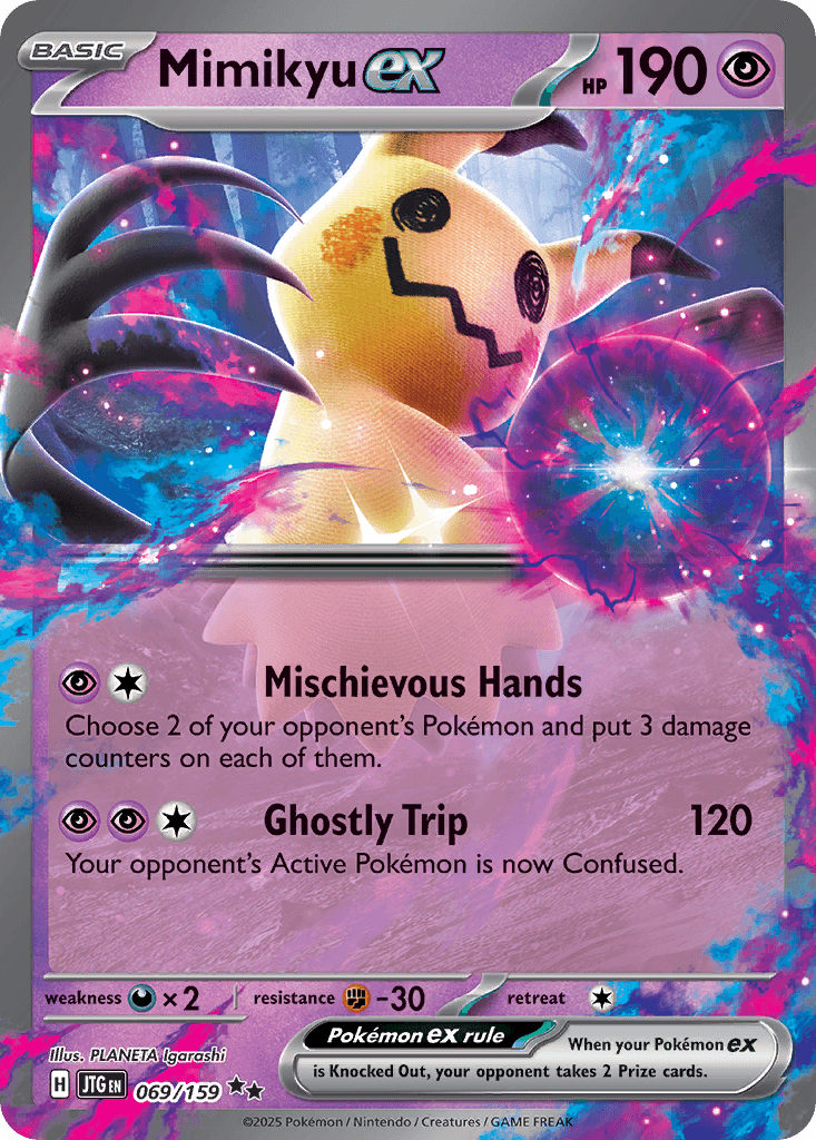 Mimikyu ex — Journey Together #69/159, CGC 10