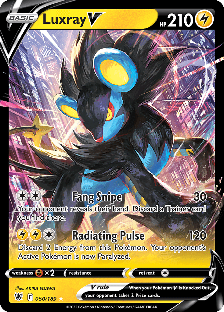 Luxray V — Astral Radiance #50/189, CGC 10