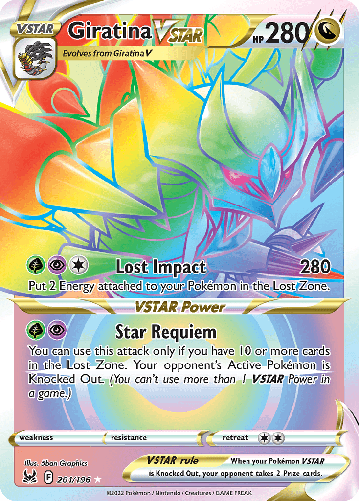 Giratina VSTAR — Lost Origin #201/196, PSA 10