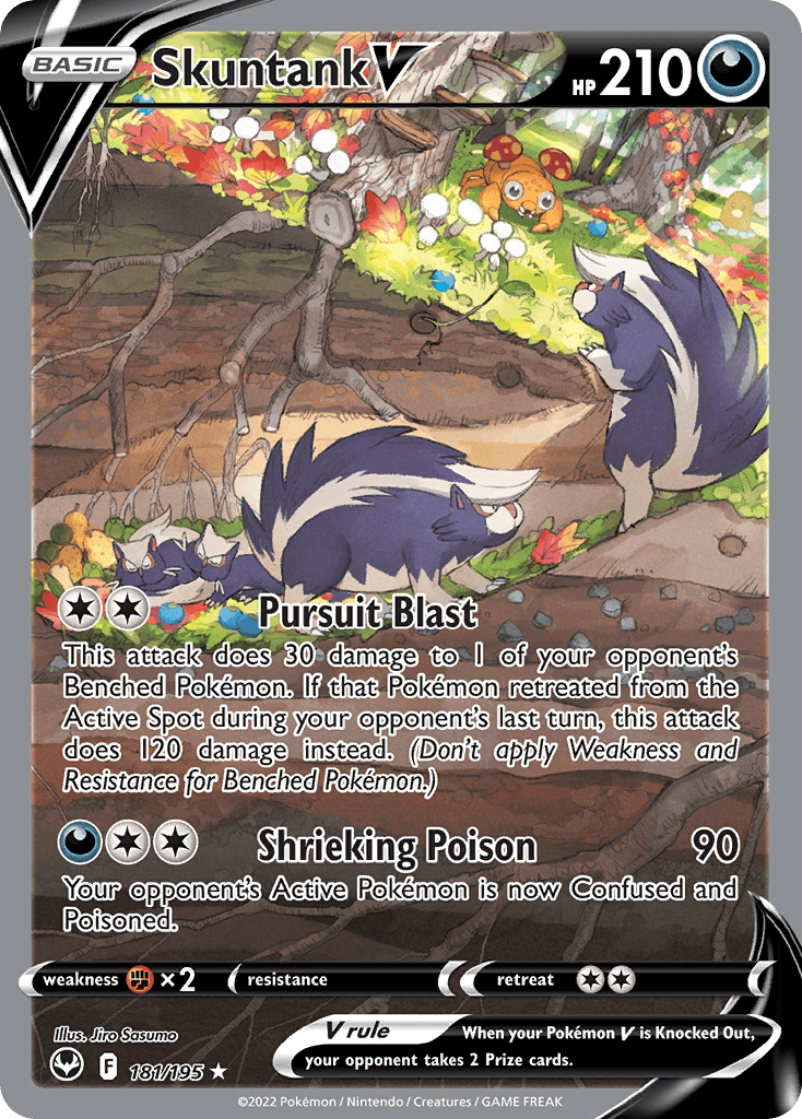 Skuntank V — Silver Tempest #181/195, raw, NM
