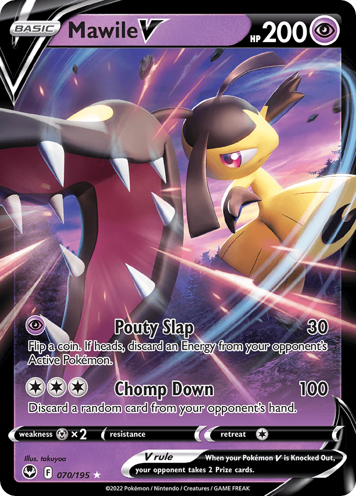 Mawile V — Silver Tempest #70/195, CGC 10