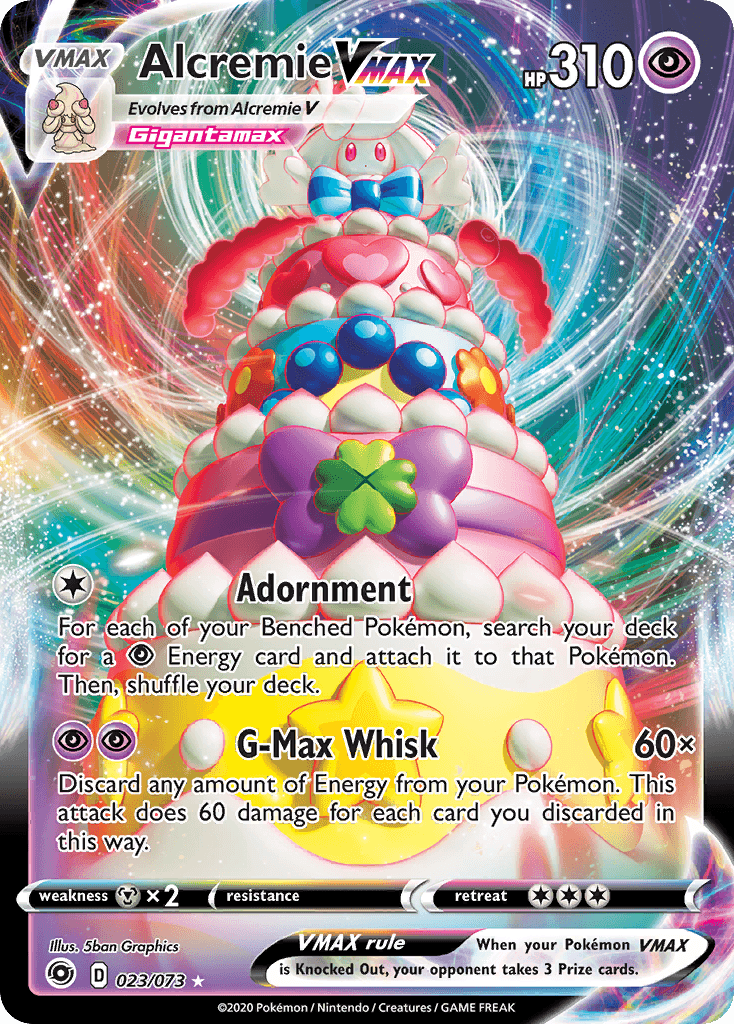 Alcremie VMAX — Champion's Path #23/73, PSA 10